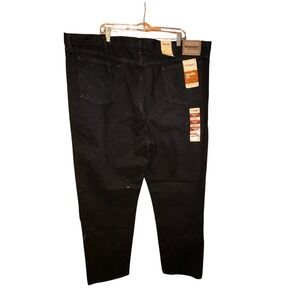 Wrangler Rugged Wear Relaxed Fit Black Jeans‎ Size 48x34 Men's Denim
